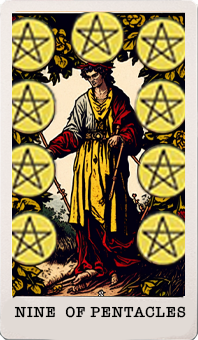 Nine of Pentacles